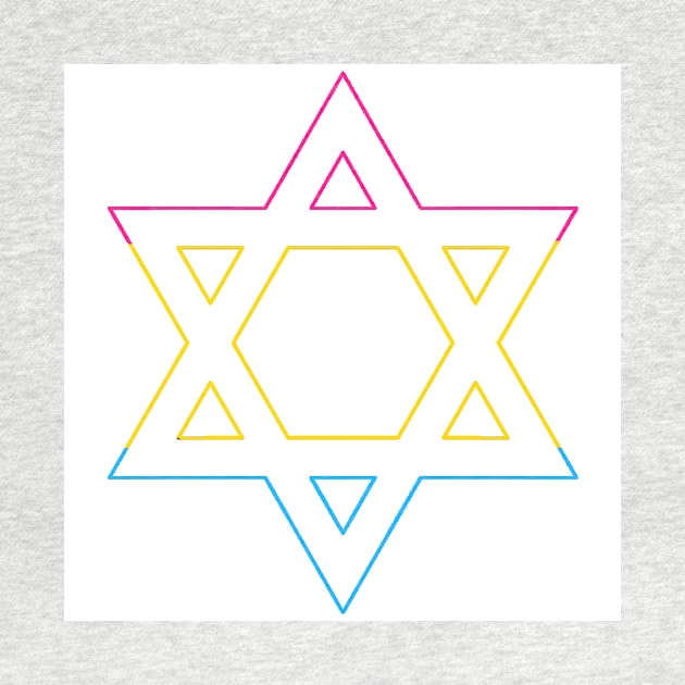 Star of David Pan Pride by ThePureAudacity